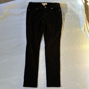 Ladies Michael Kors black fine corduroy pants